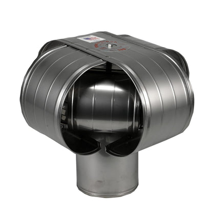 6" Stainless Vacu-Stack Chimney Cap for Class A Chimney Pipe