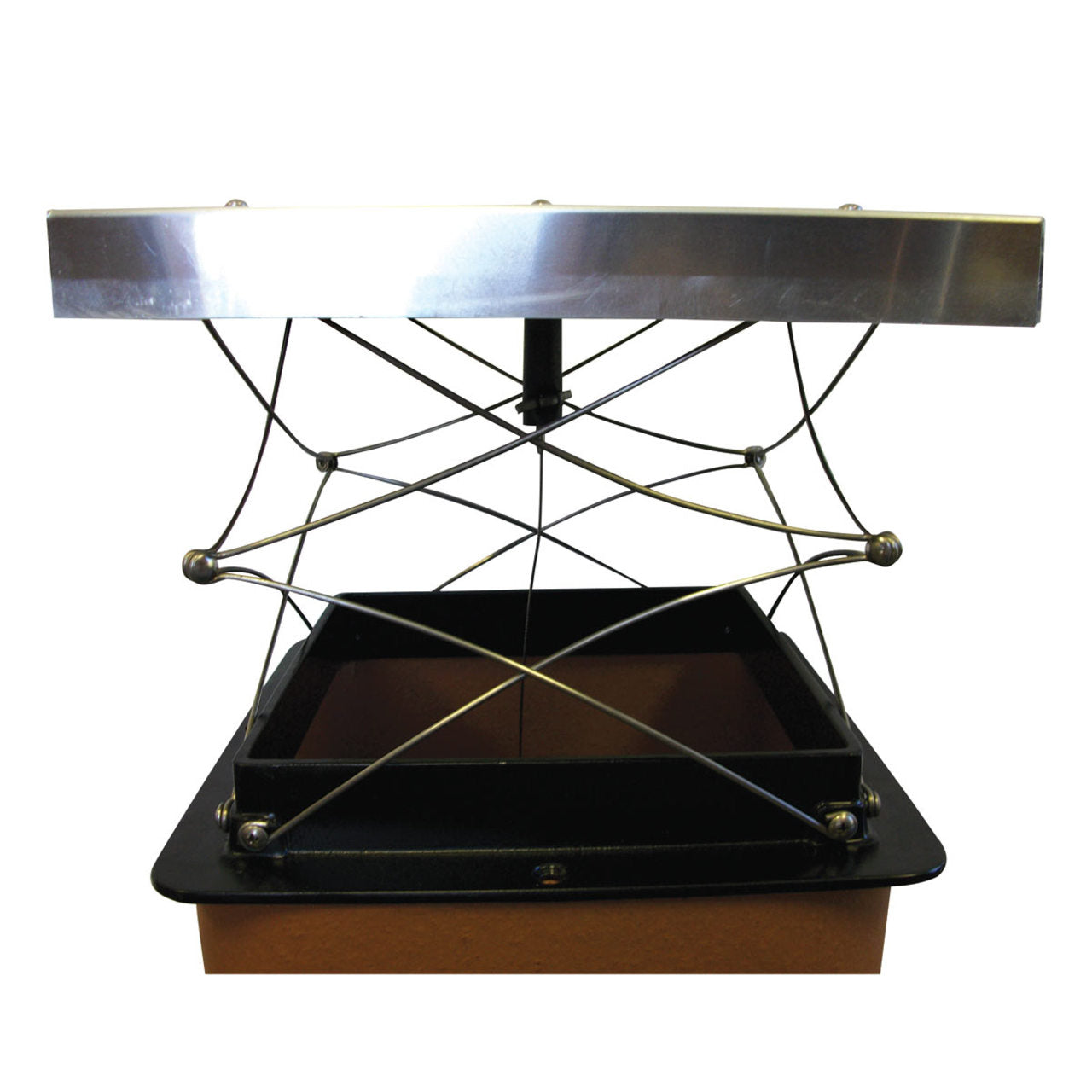 The Top Damper Steel Chimney/Cap Damper - 8" x 17"