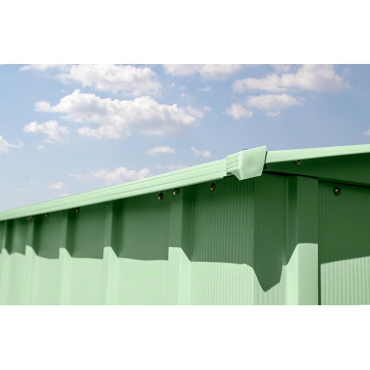 Arrow Classic Steel Storage Shed 8' x 6, Sage Green