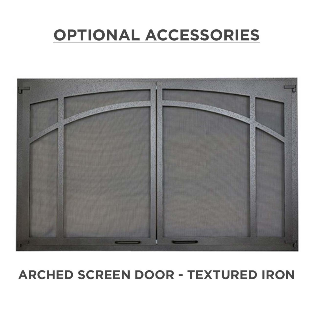 Superior 42" VRT3500 Series Vent-Free Circulating Smooth Face Fireplace - White Stacked Liner