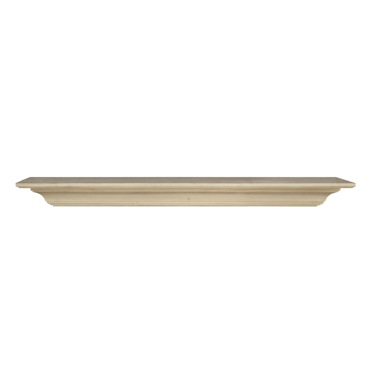 60" Homestead Unfinished Fireplace Shelf by Pearl Mantels