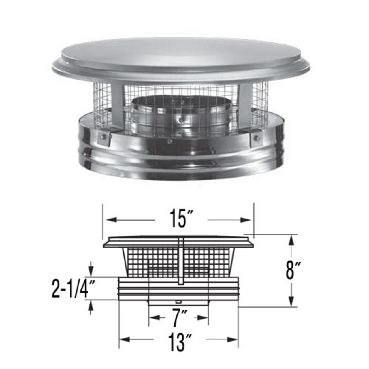 7'' DuraPlus Round Ceiling Support Kit - DP710-KIT