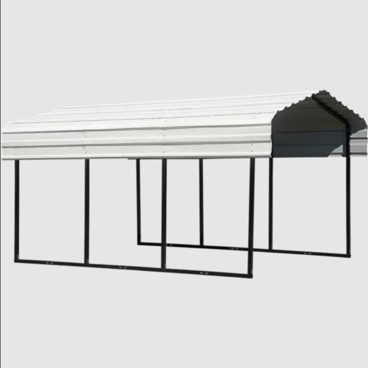 Arrow Carport 10x15x7 Ft. - Eggshell