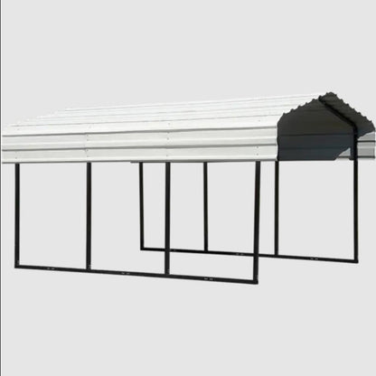 Arrow Carport 10x15x7 Ft. - Eggshell