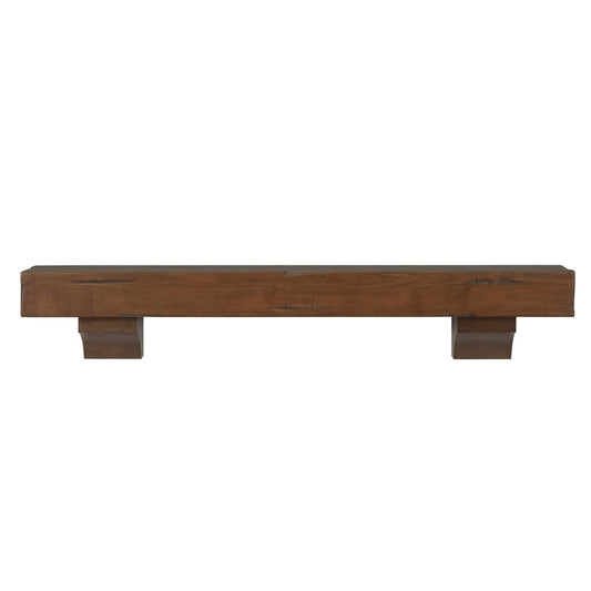 60" Shenandoah Fireplace Shelf by Pearl Mantels - Cherry Distressed Finish