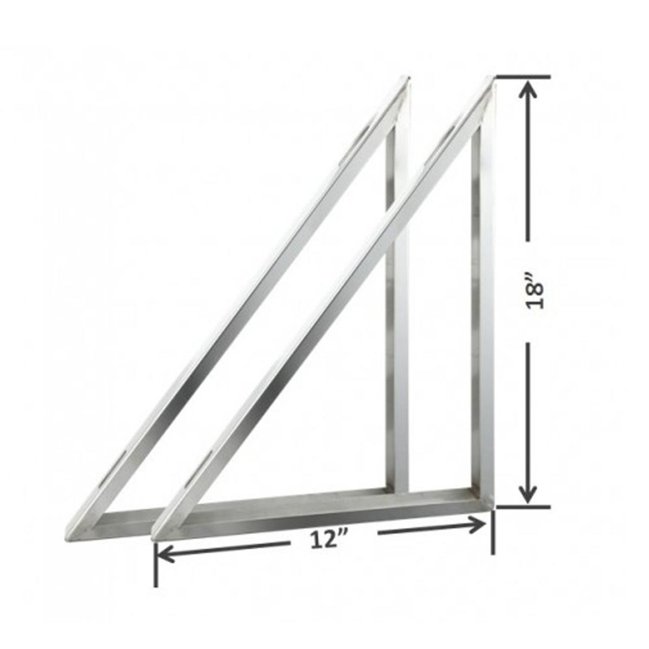 6" EcoVent USA Stainless Steel Trigonal Tee Bracket