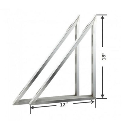 6" EcoVent USA Stainless Steel Trigonal Tee Bracket