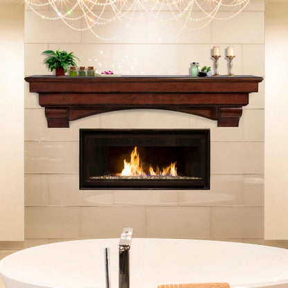48" Auburn Fireplace Shelf by Pearl Mantels - Unfinished