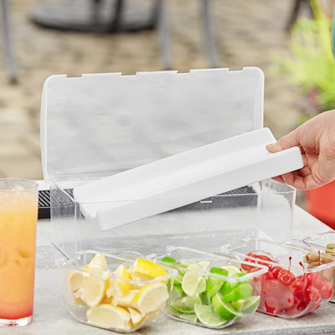 Cool-Tek Condiment Caddy in White