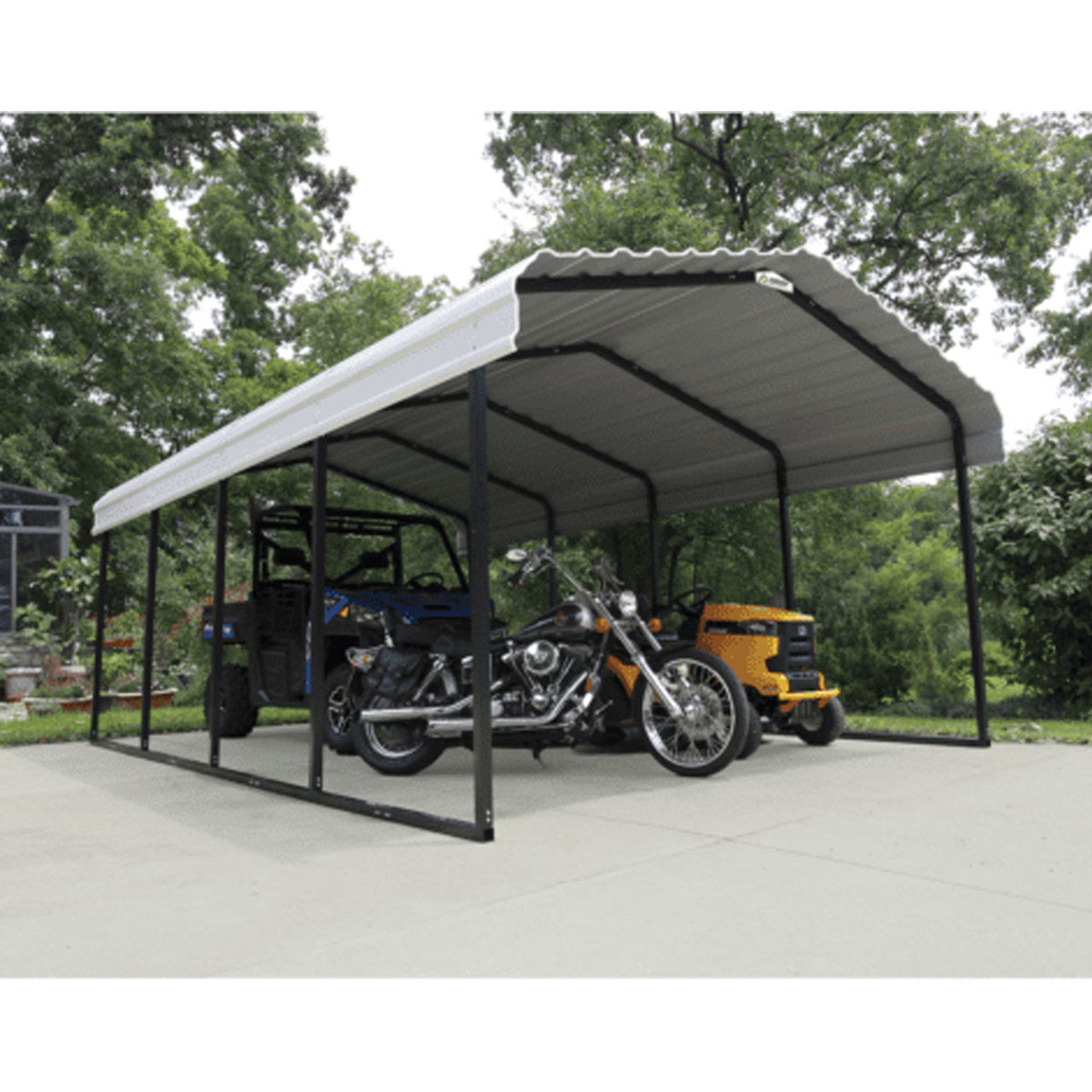 Arrow Carport 12 x 20 x 7 Ft. - Eggshell