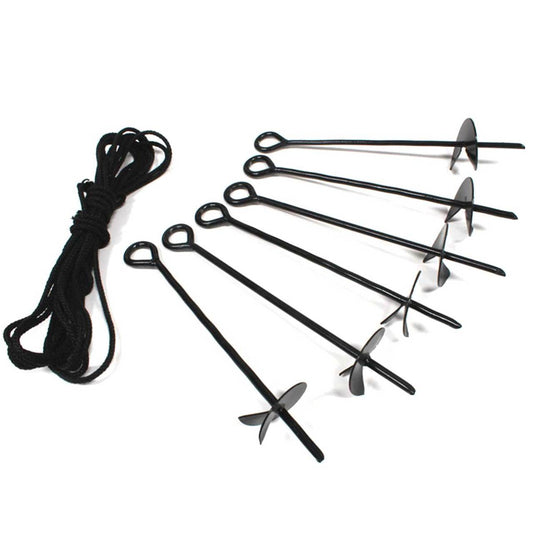 King Canopy 6-Leg Anchor Kit in Black - A6200