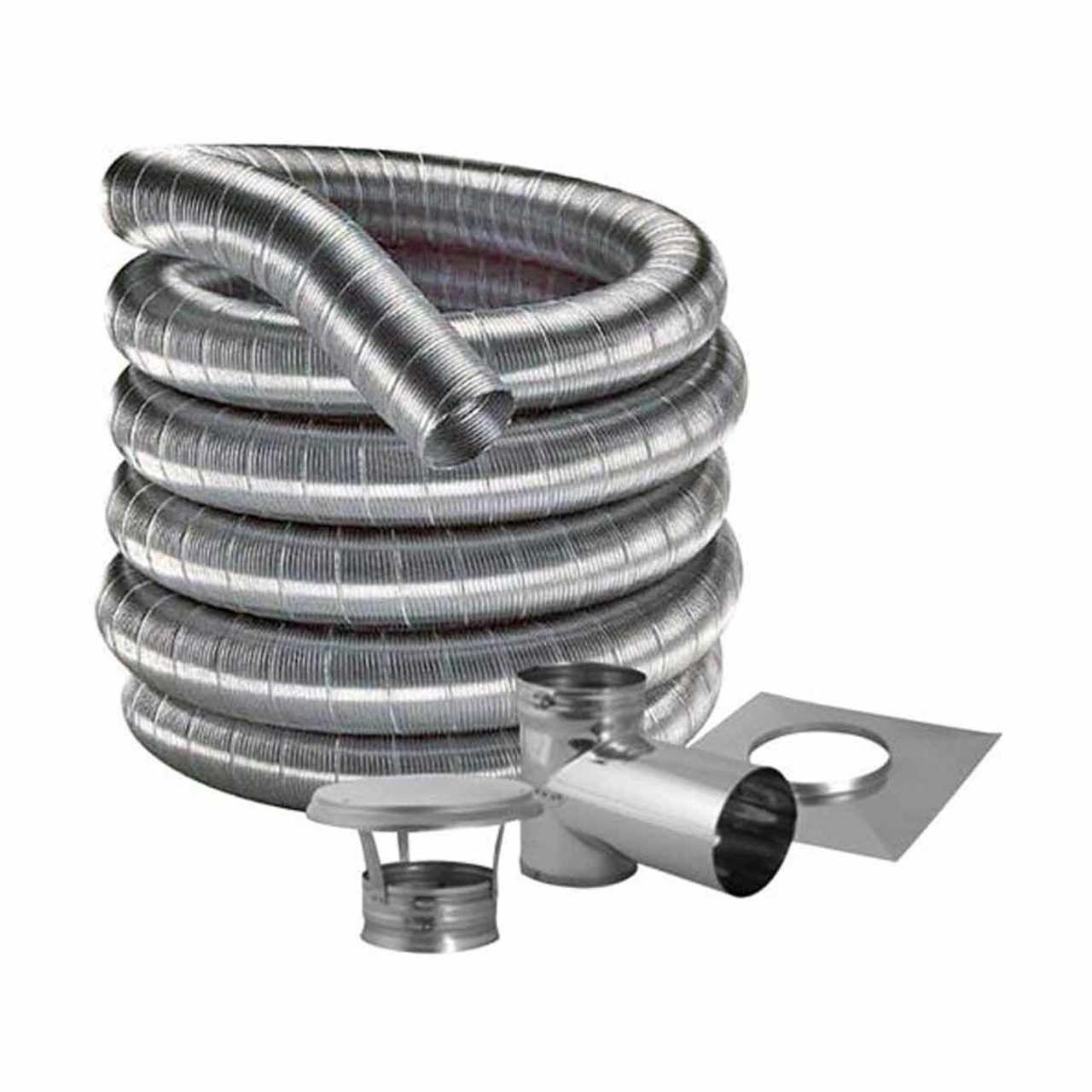 5'' DuraFlexSS 316 Tee Kit with 30' Flex