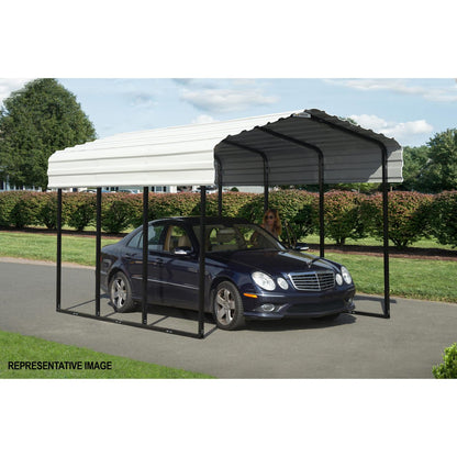Arrow 10 x 20 x 9 Carport - Eggshell
