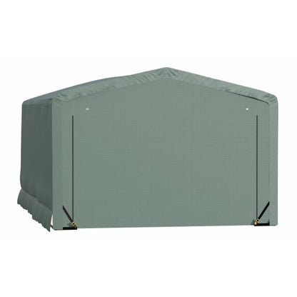 ShelterTube 12 x 18 x 8 Wind & Snow-Load Rated Garage - Green