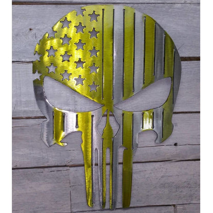24" Decorative Metal Art - Punisher