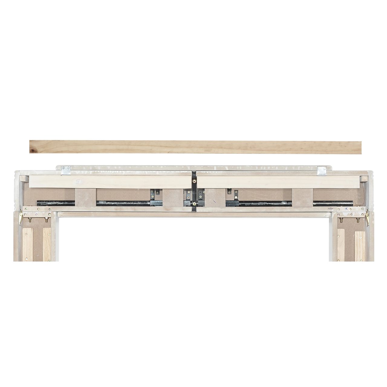 Adjustable Emory Surround by Pearl Mantels - White