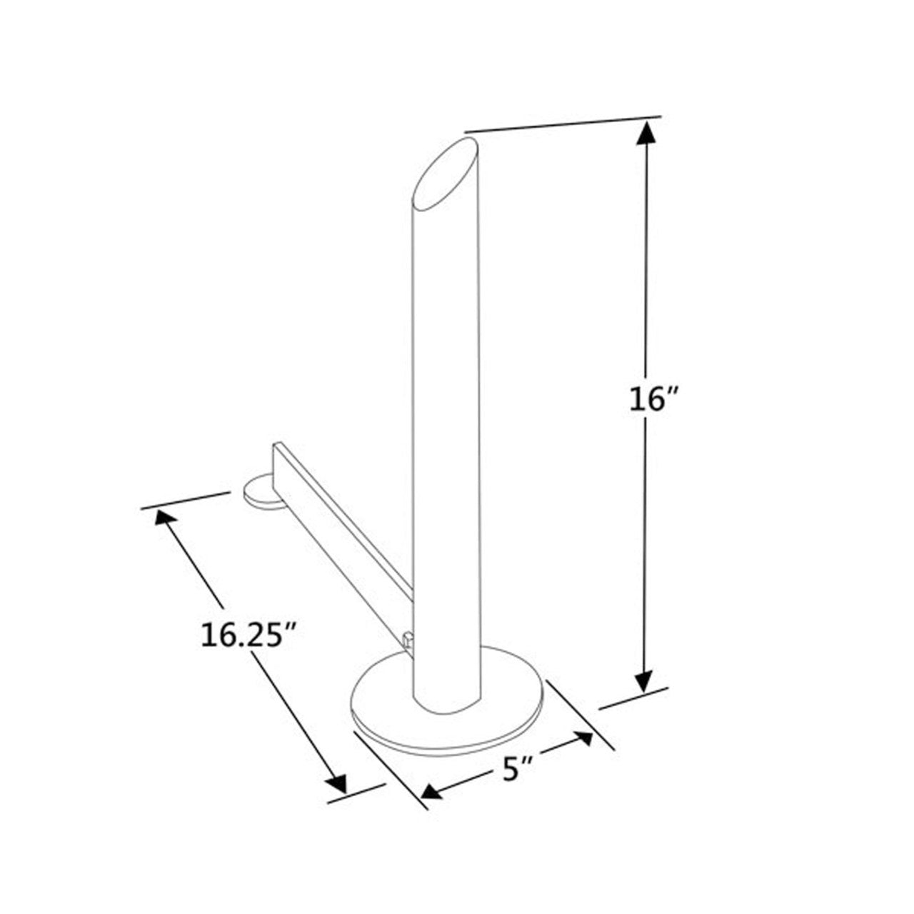 Pilgrim Polished Nickel Modern Tower Fireplace Andirons