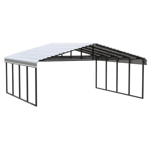 Arrow 20' x 20' x 9' Carport - Eggshell
