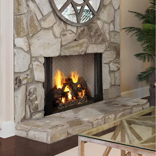 Majestic Natural Gray Molded Brick Panels - Herringbone - AMMHB42