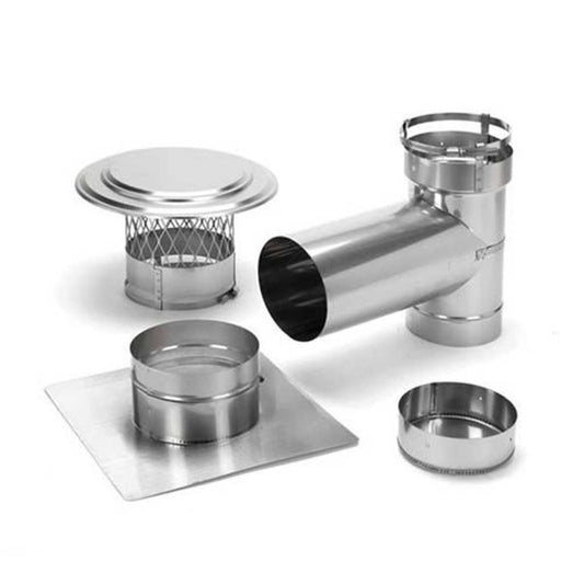 8" HomeSaver UltraPro All Fuel Chimney Component Kit