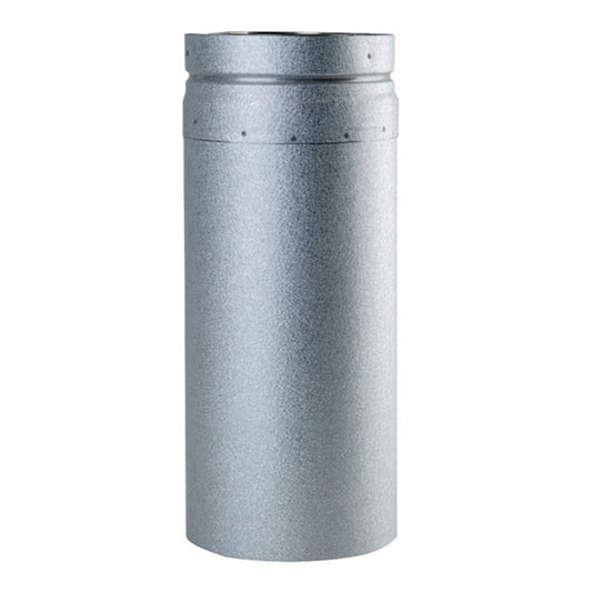 3" X 16" Ventis PelletVent Pipe Galvanized Chimney Slip Section - VP-0316SL