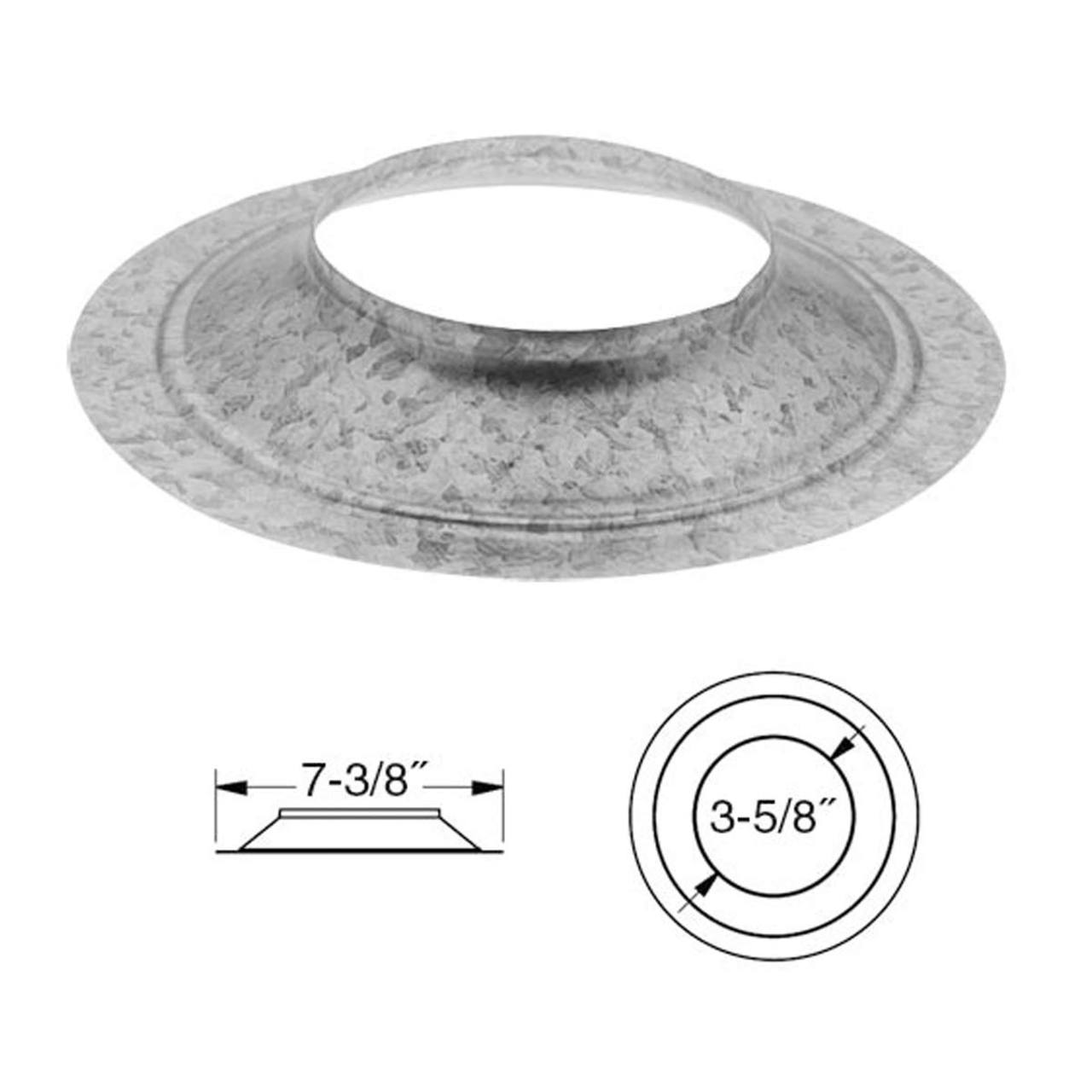 3" PelletVent Pro Storm Collar - 3PVP-SC