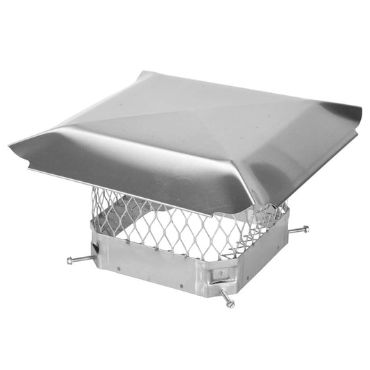 9" x 9" Hy-C Stainless Steel Chimney Cap