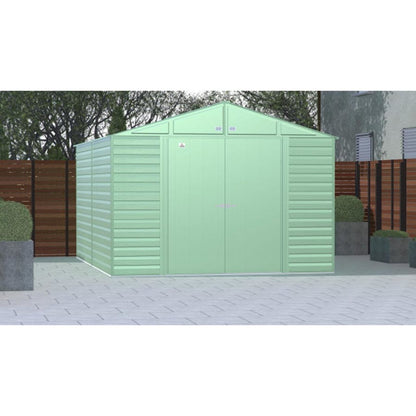 Arrow Select 10 x 14 Steel Storage Shed -  Sage Green