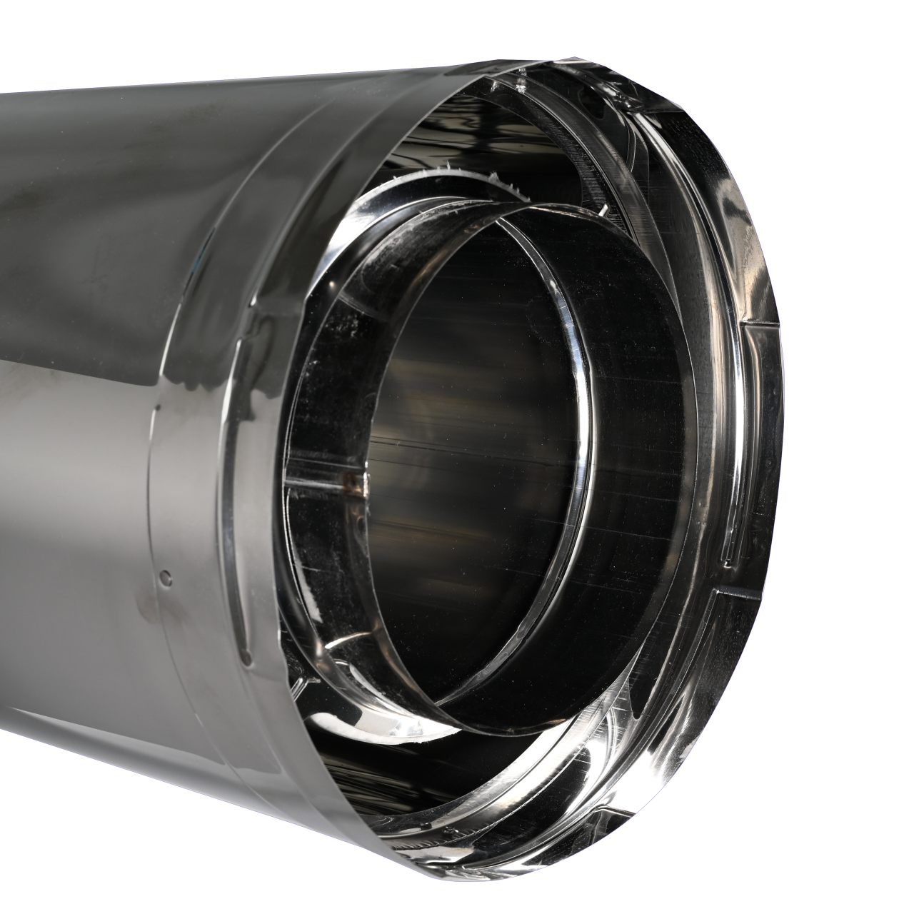 8" x 36" DuraPlus Stainless Steel Chimney Pipe - 8DP-36SSCF