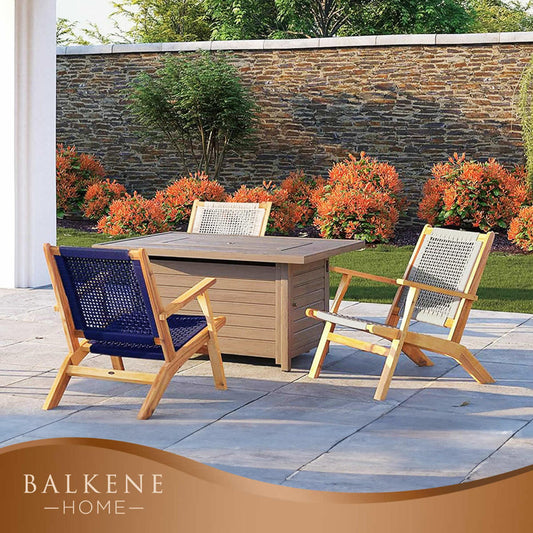 Fire Sense Vega Natural Stain Outdoor Chair - 62773 - 63634 - 63635