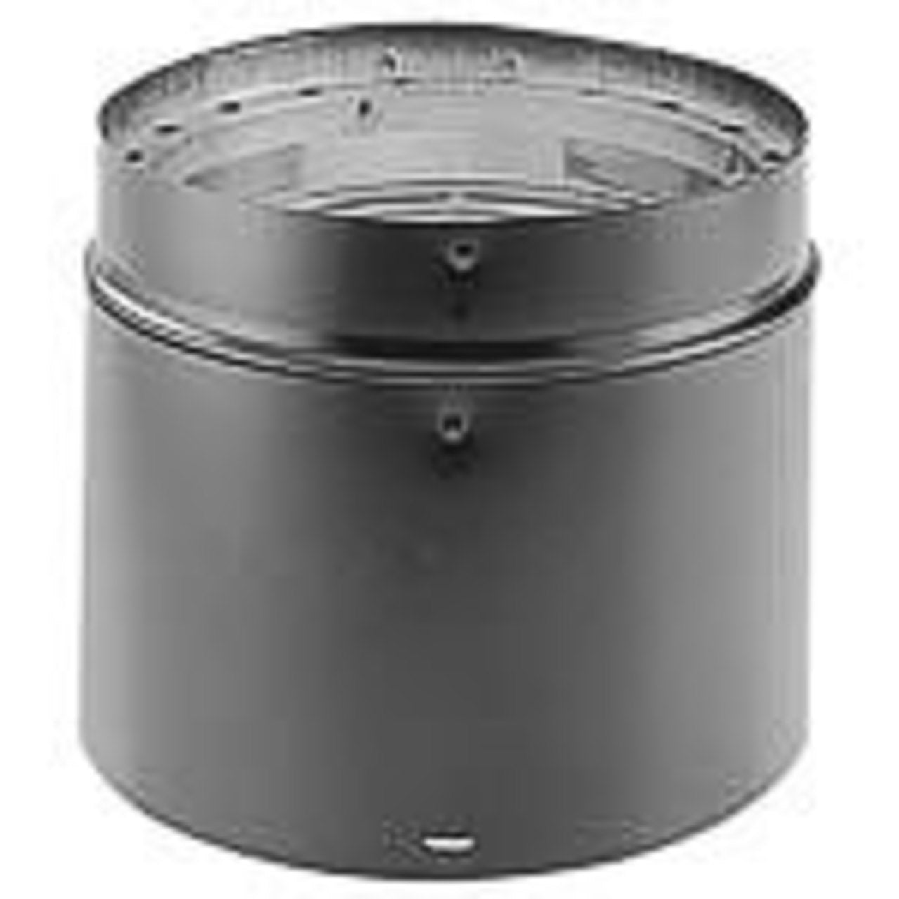 8" x 6" DVL Double-Wall Adjustable Black Stove Pipe - 8DVL-6ADJ