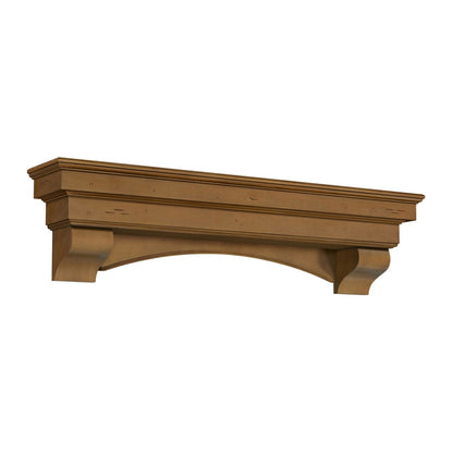 60" Celeste Fireplace Shelf by Pearl Mantels - Dune Distressed Finish