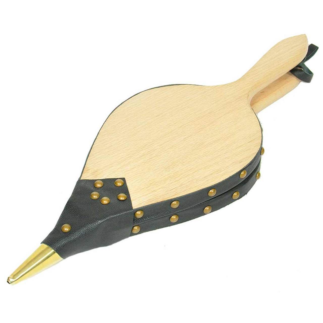 Johnny Beard Large Twin Valve Natural Oak Bellows