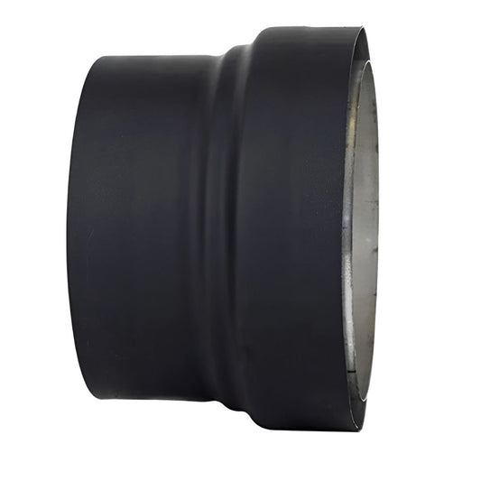 6" Ventis Single-Wall Black Stove Pipe To 6" Ventis Double-Wall Adaptor - VSBD6