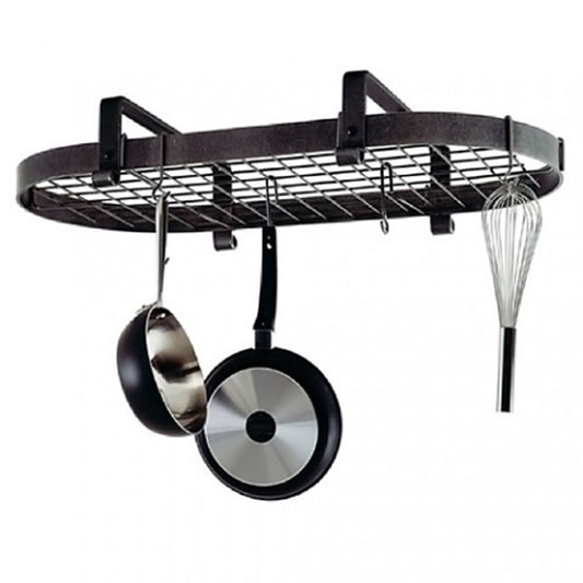 Low Ceiling Oval Rack-Hammered Steel