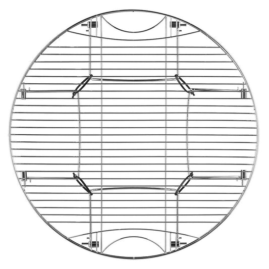 Large Round Campfire Cooking Grate with Folding Legs