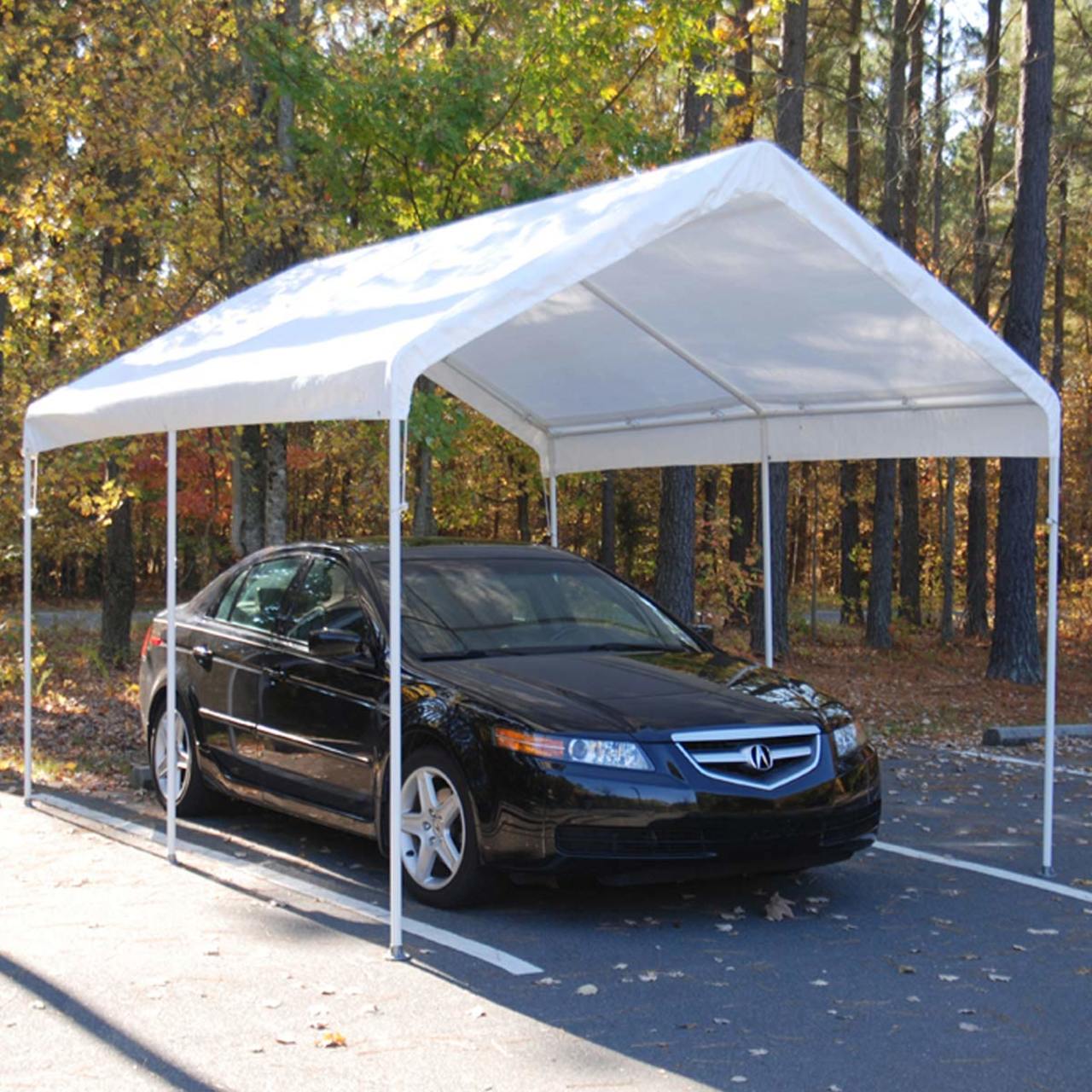 King Canopy  10' x 13' 6 Leg White Universal Canopy