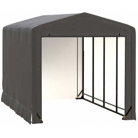 ShelterTube 10' x 18' x 10' Wind & Snow-Load Rated Garage - Gray