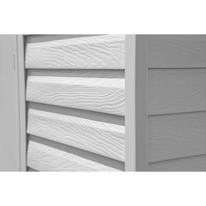 Arrow Select 10 x 12 Steel Storage Shed - Flute Gray