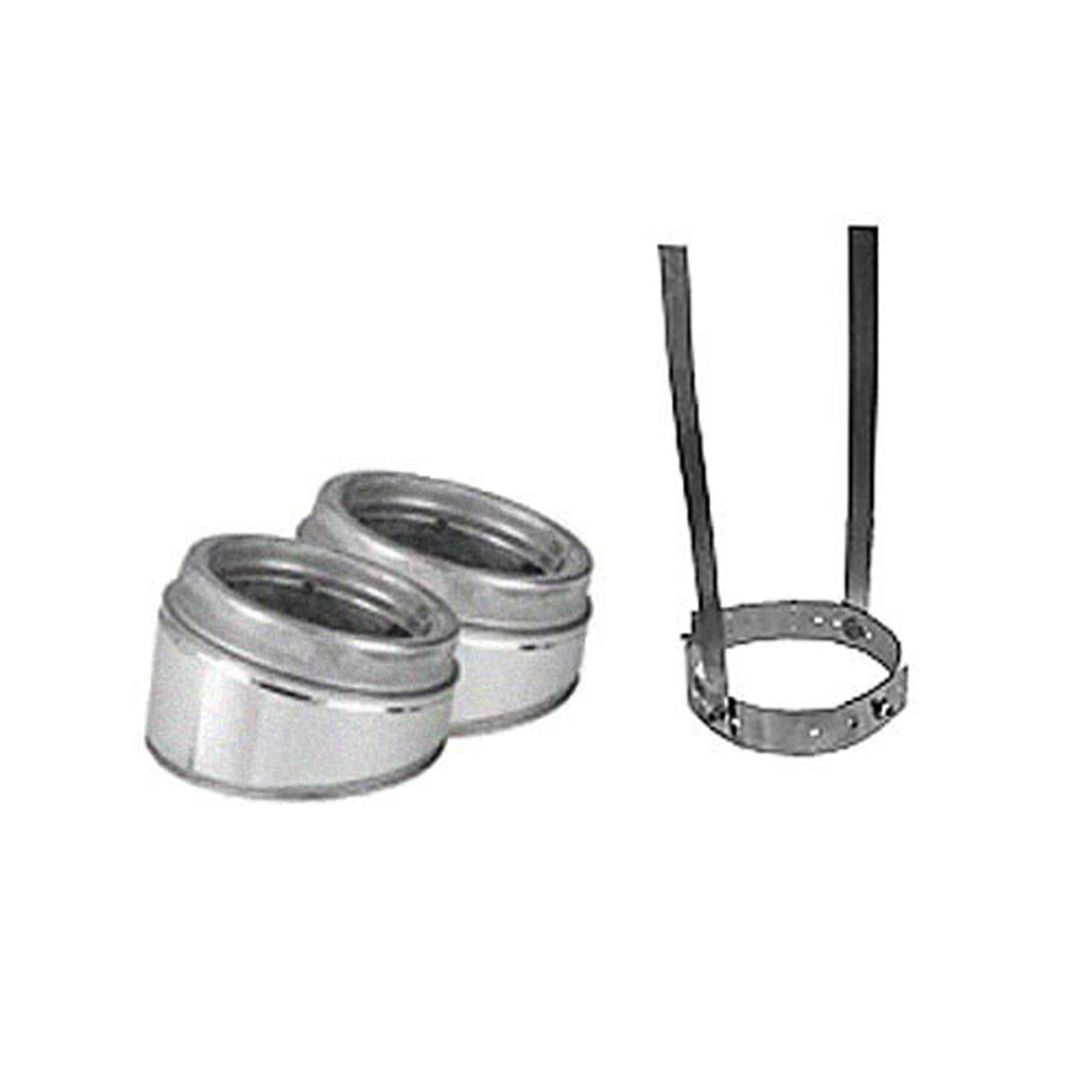 6" Selkirk 15 Degree Galvanized Elbow Kit - 206206G