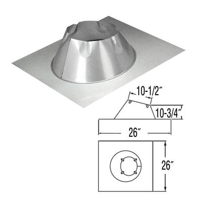 6" DuraPlus Flat Roof Flashing - 6DP-FF