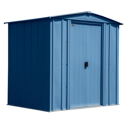 Arrow Classic Steel Storage Shed 6 x 5 -  Blue Gray