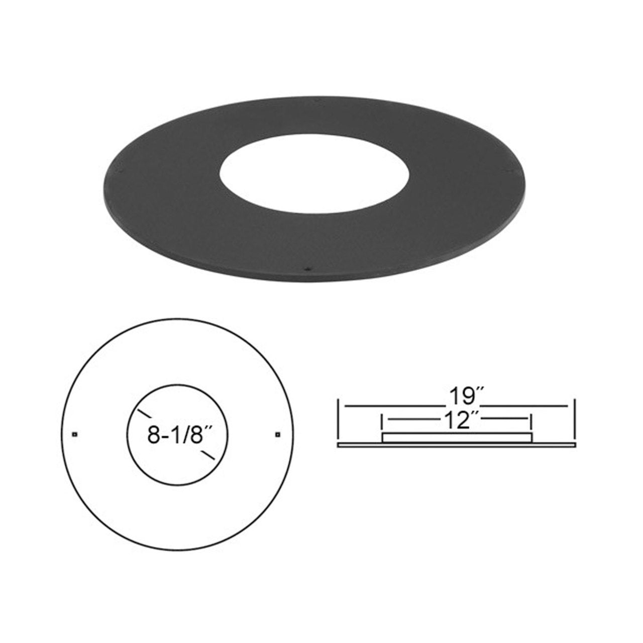 6" Selkirk Trim Plate Spacer - 206488