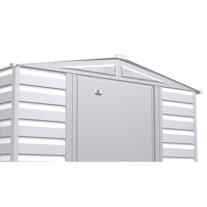 Arrow Select 6 x 7 Steel Storage Shed - Flute Gray