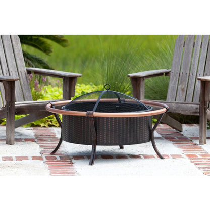 27.5" Copper Rail Fire Pit