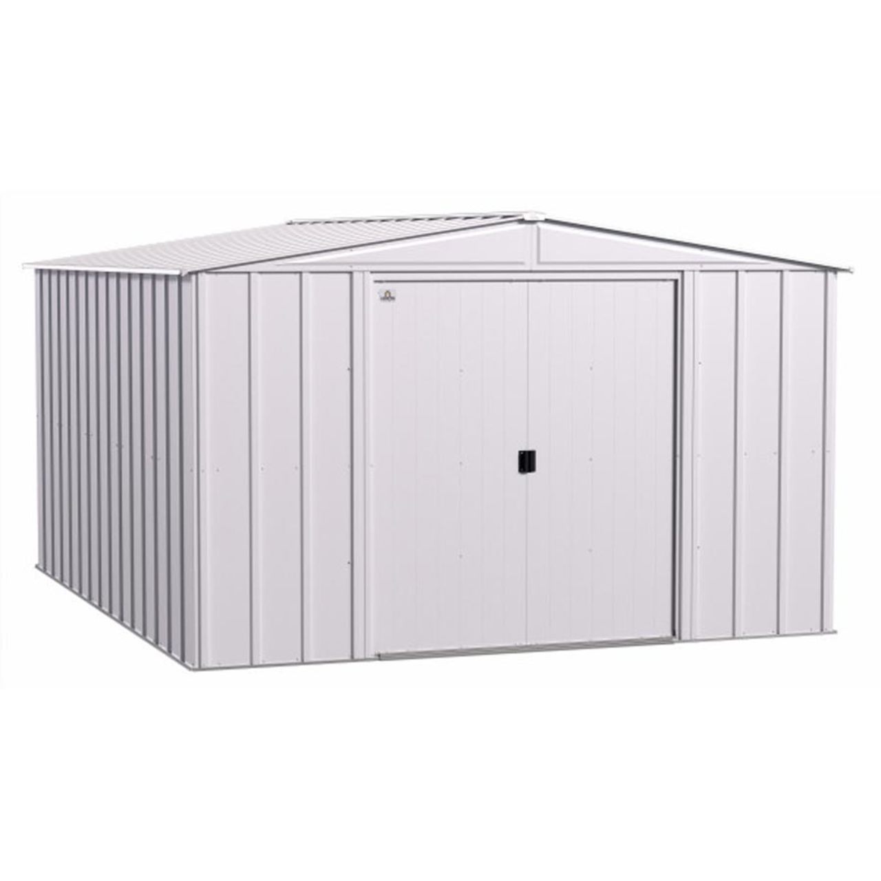 Arrow Classic Steel Storage Shed  10' x 12' - Flute Gray