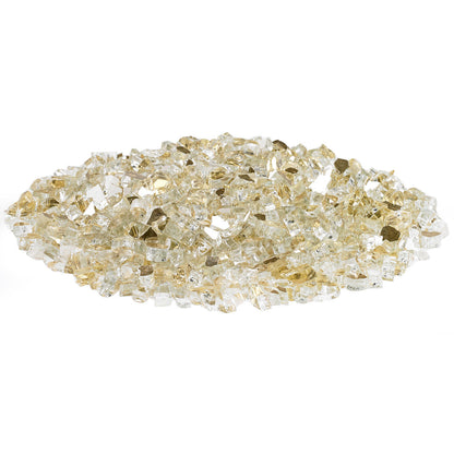 1/4" Gold Reflective Fireglass-10 lbs