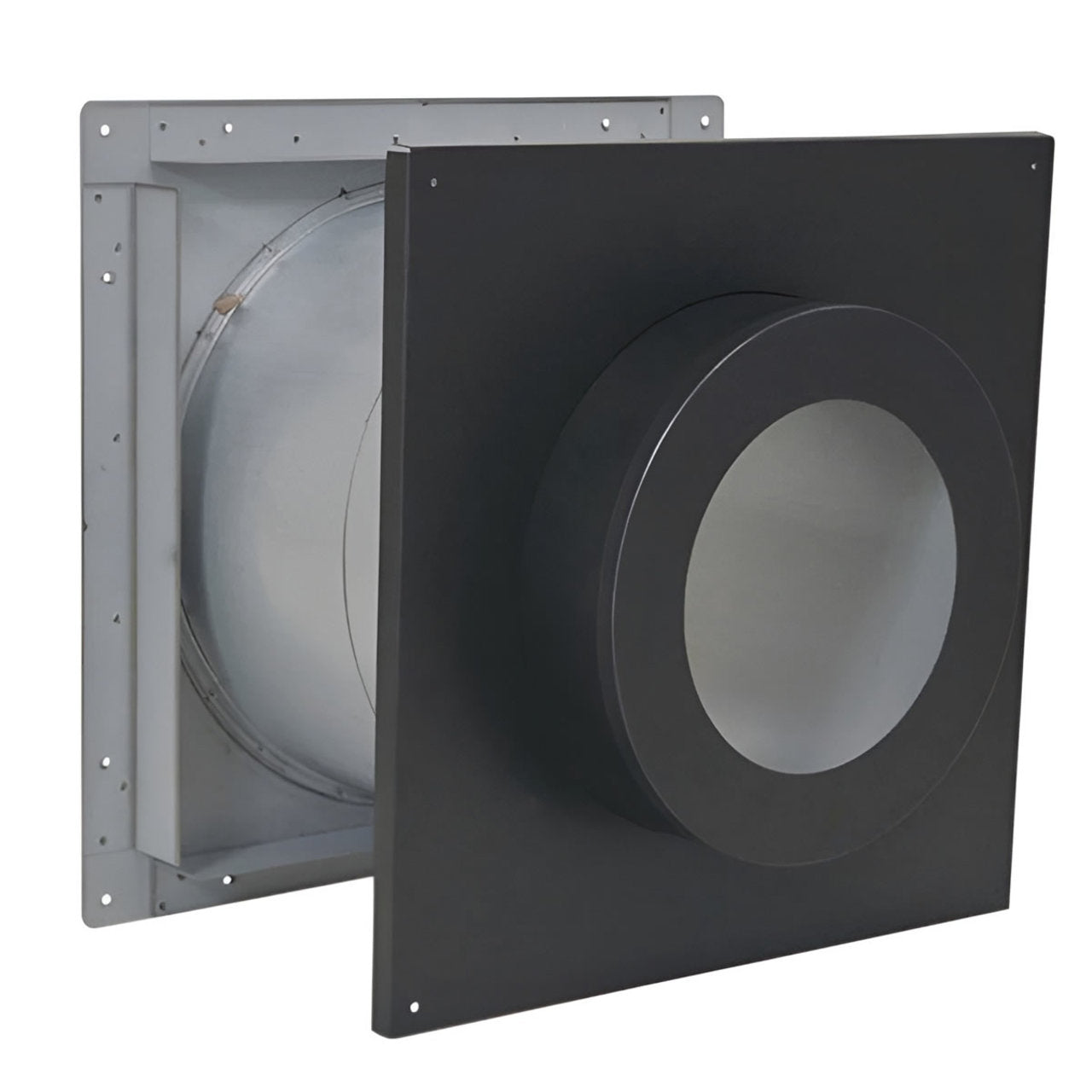 7 Ventis Class-A All Fuel Chimney Galvanized Wall Pass-Thru Thimble Non-Insulated - VA-WPT07