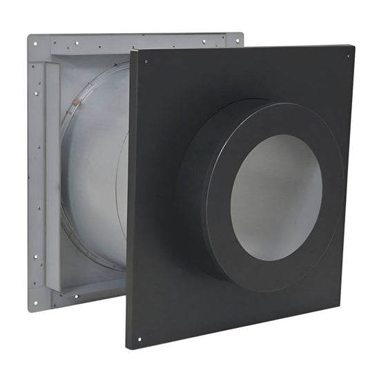 7 Ventis Class-A All Fuel Chimney Galvanized Wall Pass-Thru Thimble Non-Insulated - VA-WPT07