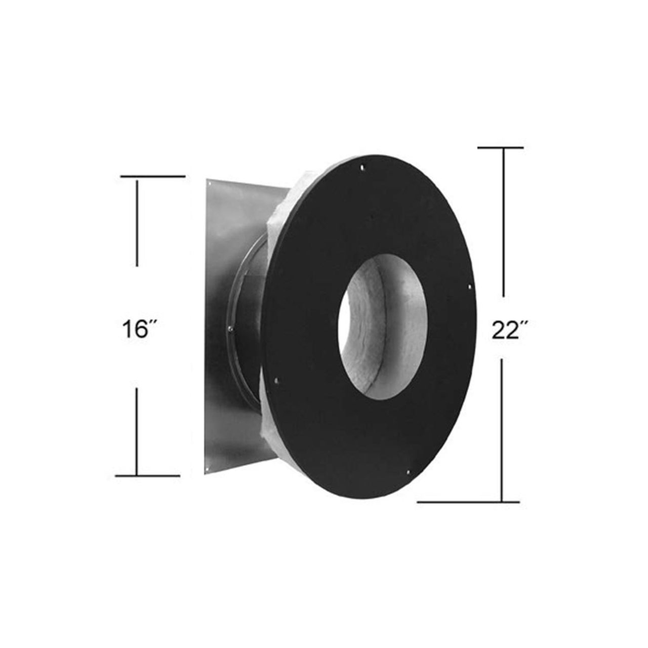 8" Selkirk Insulated Wall Thimble - 208463